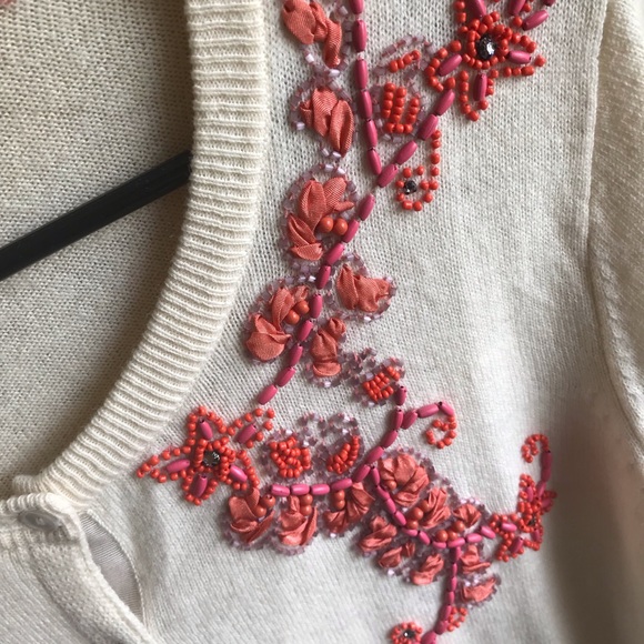 Lucky Brand embellished Sweater- Large - Picture 4 of 5
